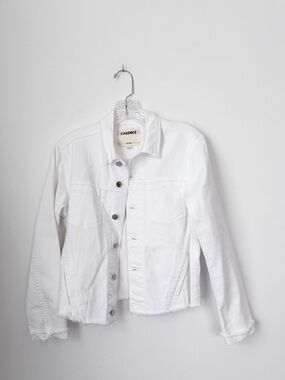 L'AGENCE White Denim Jean Jacket - medium